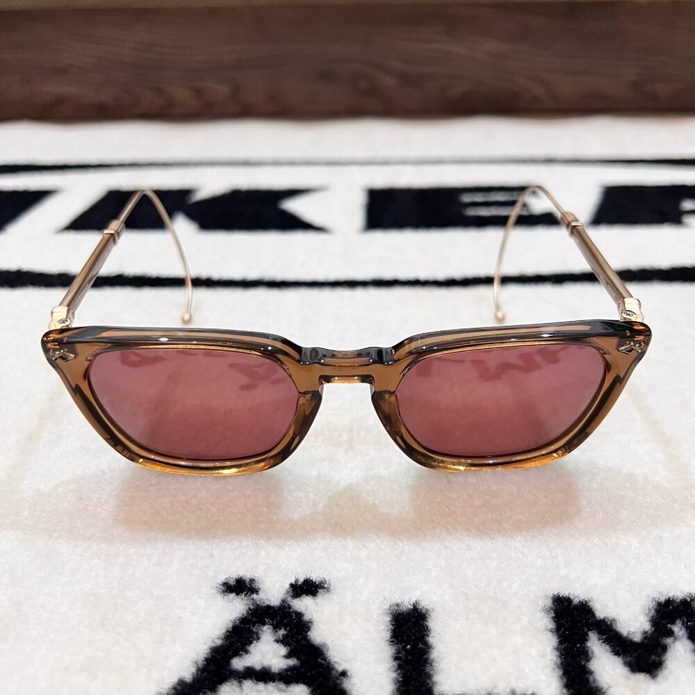 MATSUDA M2043 Large Pilot acetate sunglasses featuring interchangeable temples